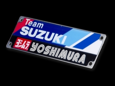 A nameplate that reads Team Suzuki