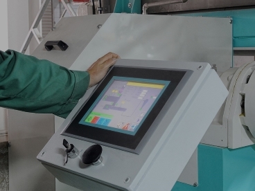 a touch screen device