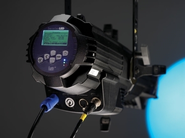 A black hanging backlight