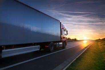 An 18-wheeler truck