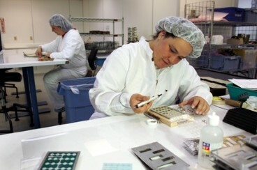 workers in a medical office