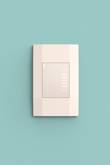 A white capacitive switch