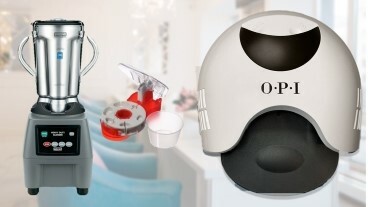 A UV nail polish dryer and blender