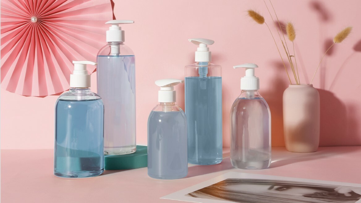 Plastic cosmetic containers and beauty packaging