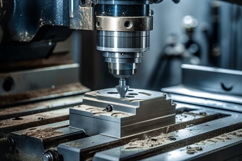 CNC machine milling