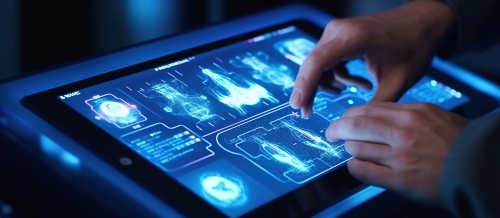 multi touch features on IR touch screen medical