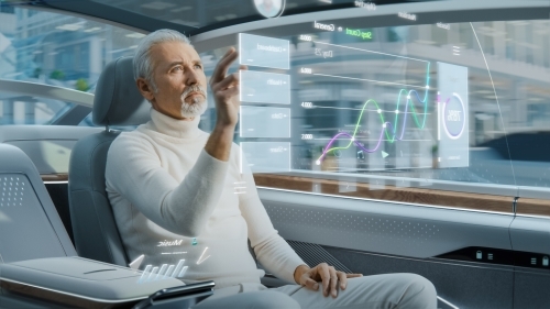 Holographic tech touchless gesture recognition