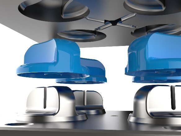 Injection molding machine used for the forming of plastic parts using polymers