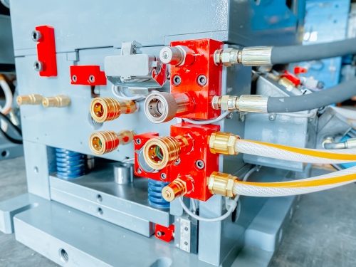 cooling system for injection molding machinery