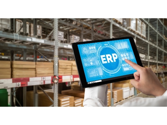 ERP planning software used in warehouse