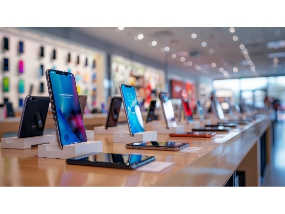 smartphone retail display