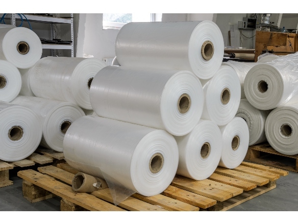 rolls of polyethylene