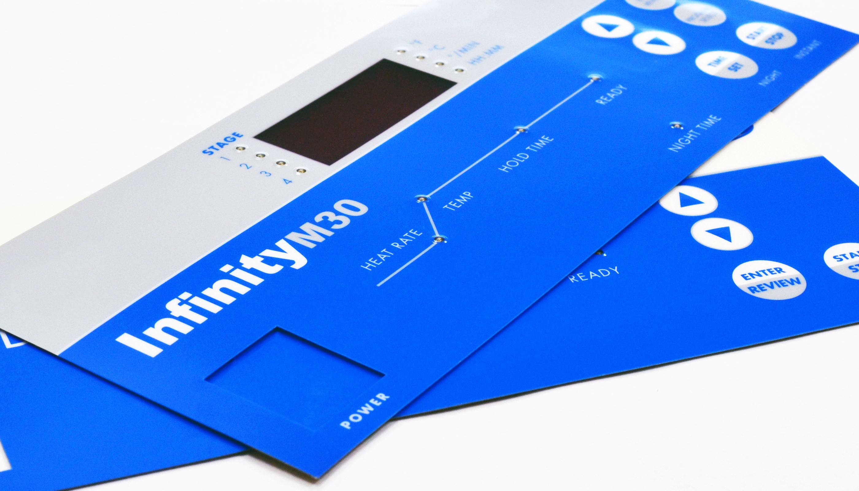 Tactile membrane switch vs. non-tactile membrane switch