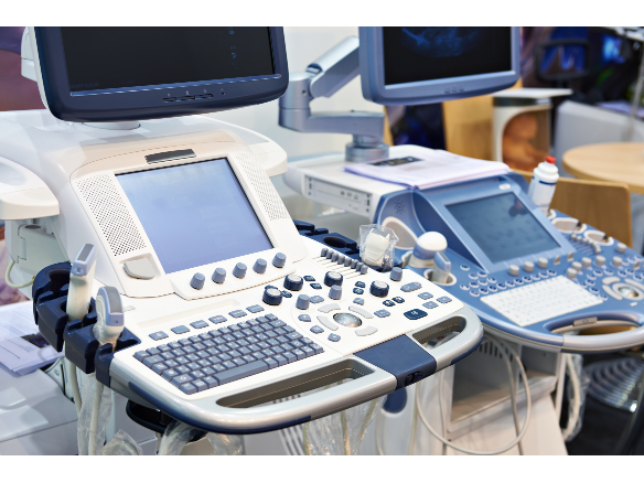 ultrasound machine equipped with membrane keyboard